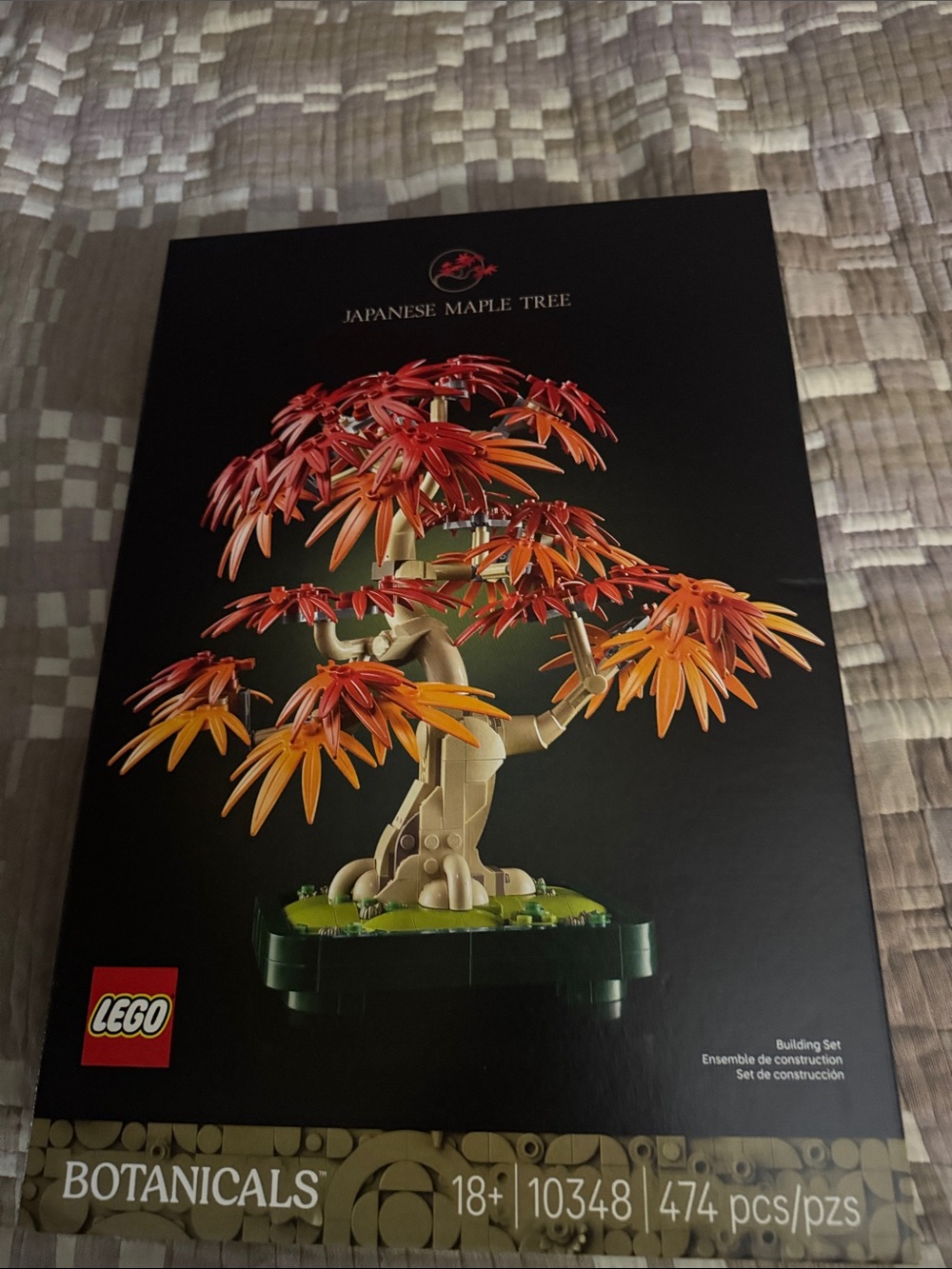 LEGO Japanese Maple Tree - Red and Orange Botanical Sculpture